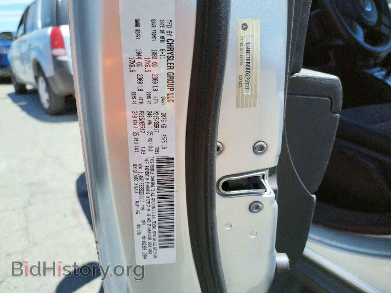 2011 JEEP COMPASS - VIN: 1J4NF1FB8BD279111 - Фото 10