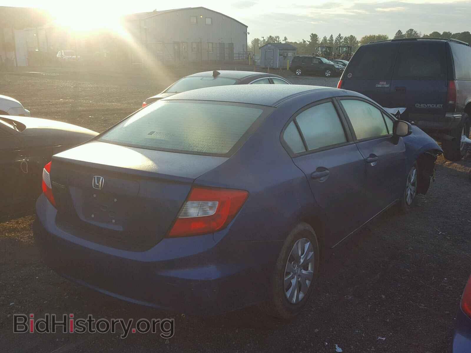 2012 HONDA CIVIC LX - VIN: 2HGFB2F50CH551145 - Фото 4