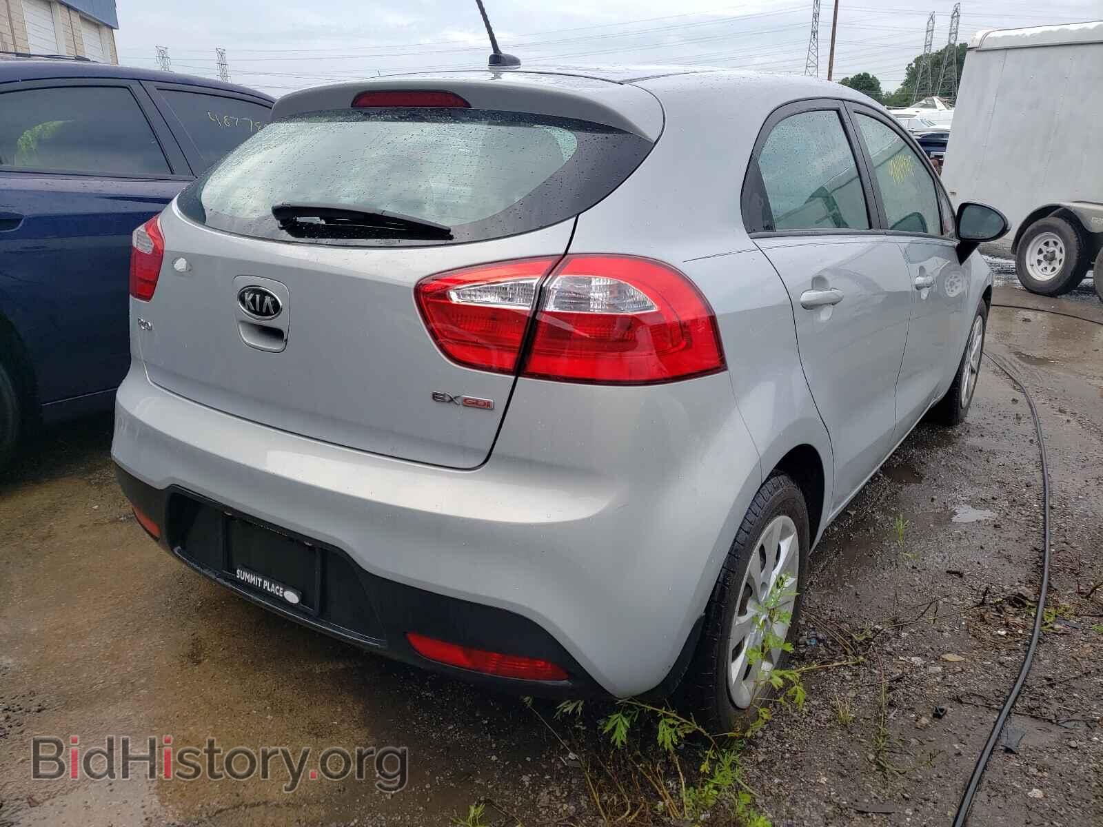 2012 KIA RIO - VIN: KNADN5A33C6027393 - Фото 4
