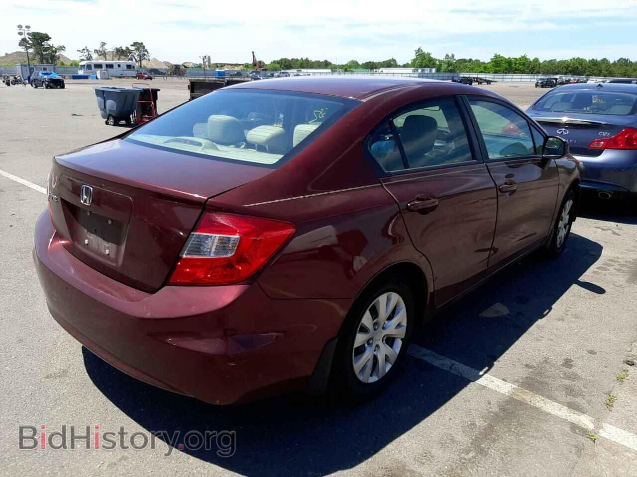 2012 HONDA CIVIC - VIN: 2HGFB2F52CH562499 - Фото 4