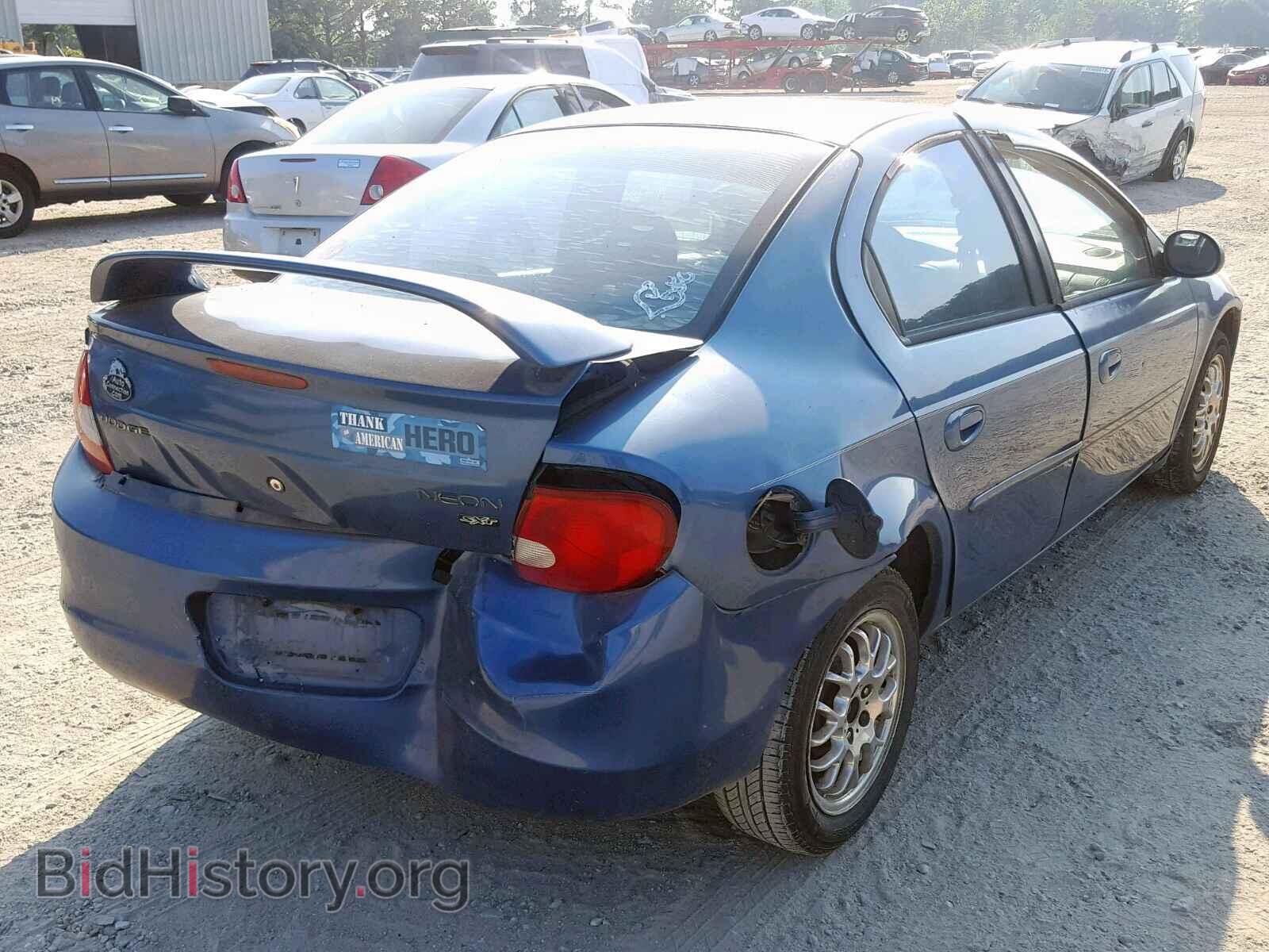 2002 DODGE NEON - VIN: 1B3ES56C72D652545 - Фото 4