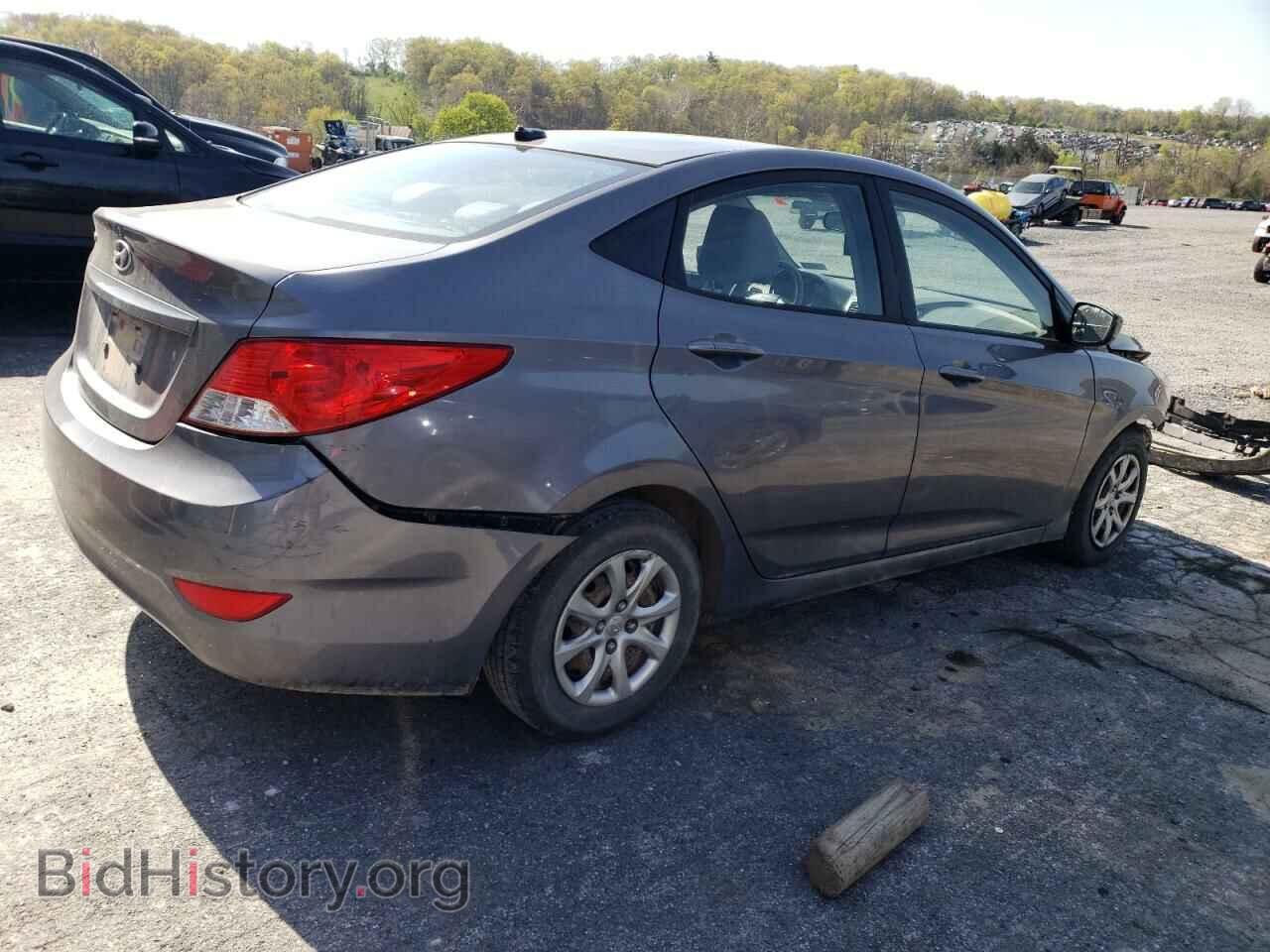 2014 HYUNDAI ACCENT - VIN: KMHCT4AE7EU673739 - Фото 3