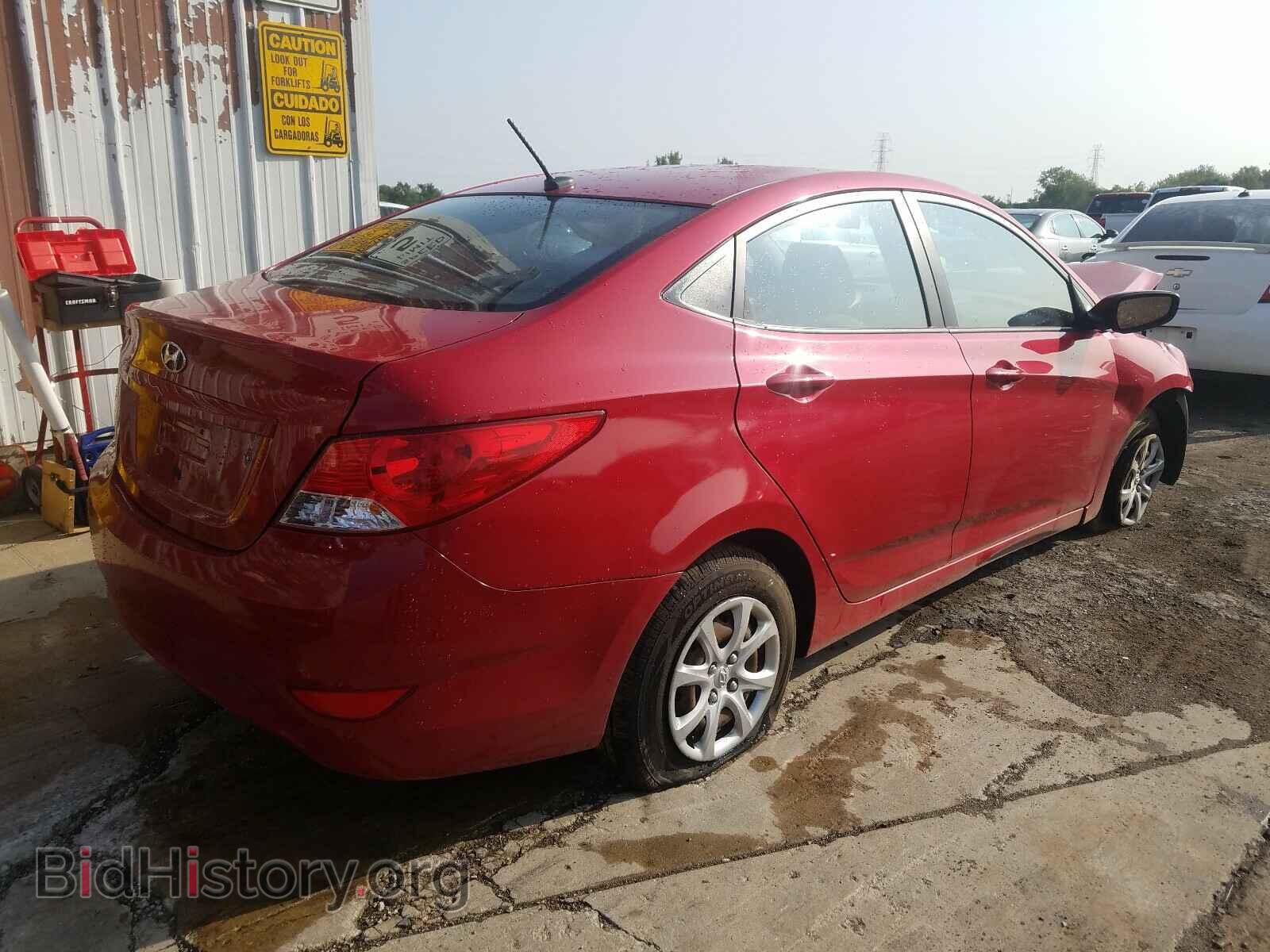2014 HYUNDAI ACCENT - VIN: KMHCT4AE0EU617626 - Фото 4