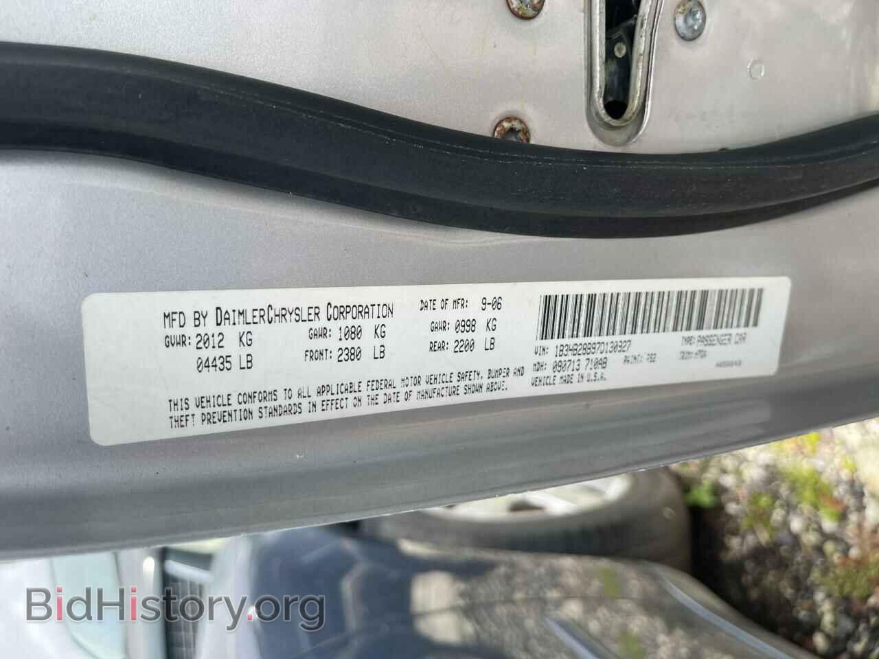 2007 DODGE CALIBER - VIN: 1B3HB28B97D130827 - Фото 10