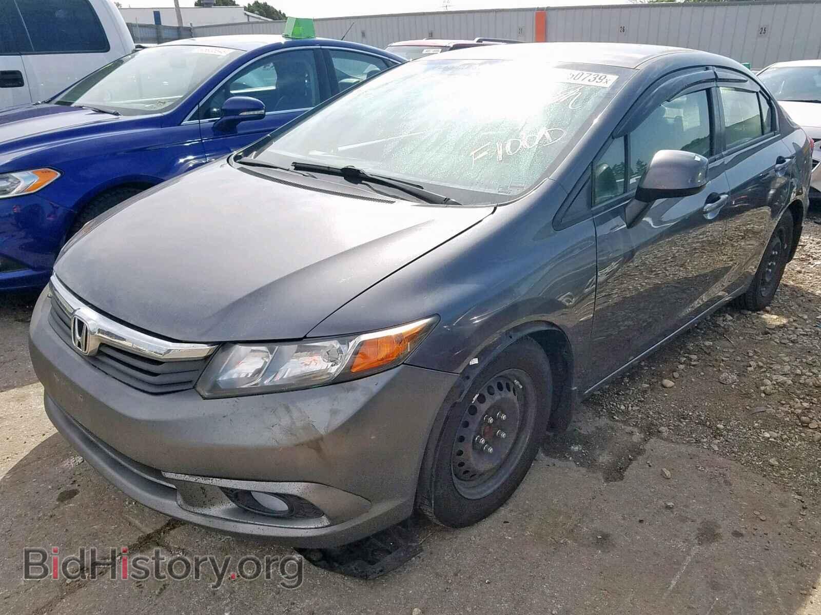 2012 HONDA CIVIC LX - VIN: 19XFB2F56CE033552 - Фото 2