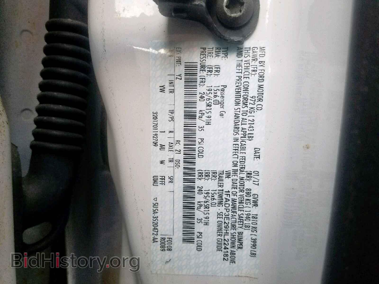 2017 FORD FOCUS - VIN: 1FADP3E29HL224182 - Photo 10