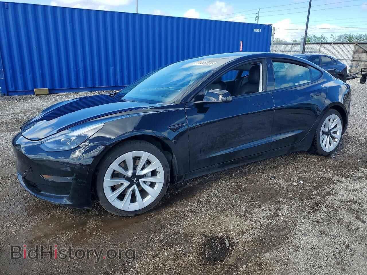 Photo 5YJ3E1EA2NF369988 - TESLA MODEL 3 2022