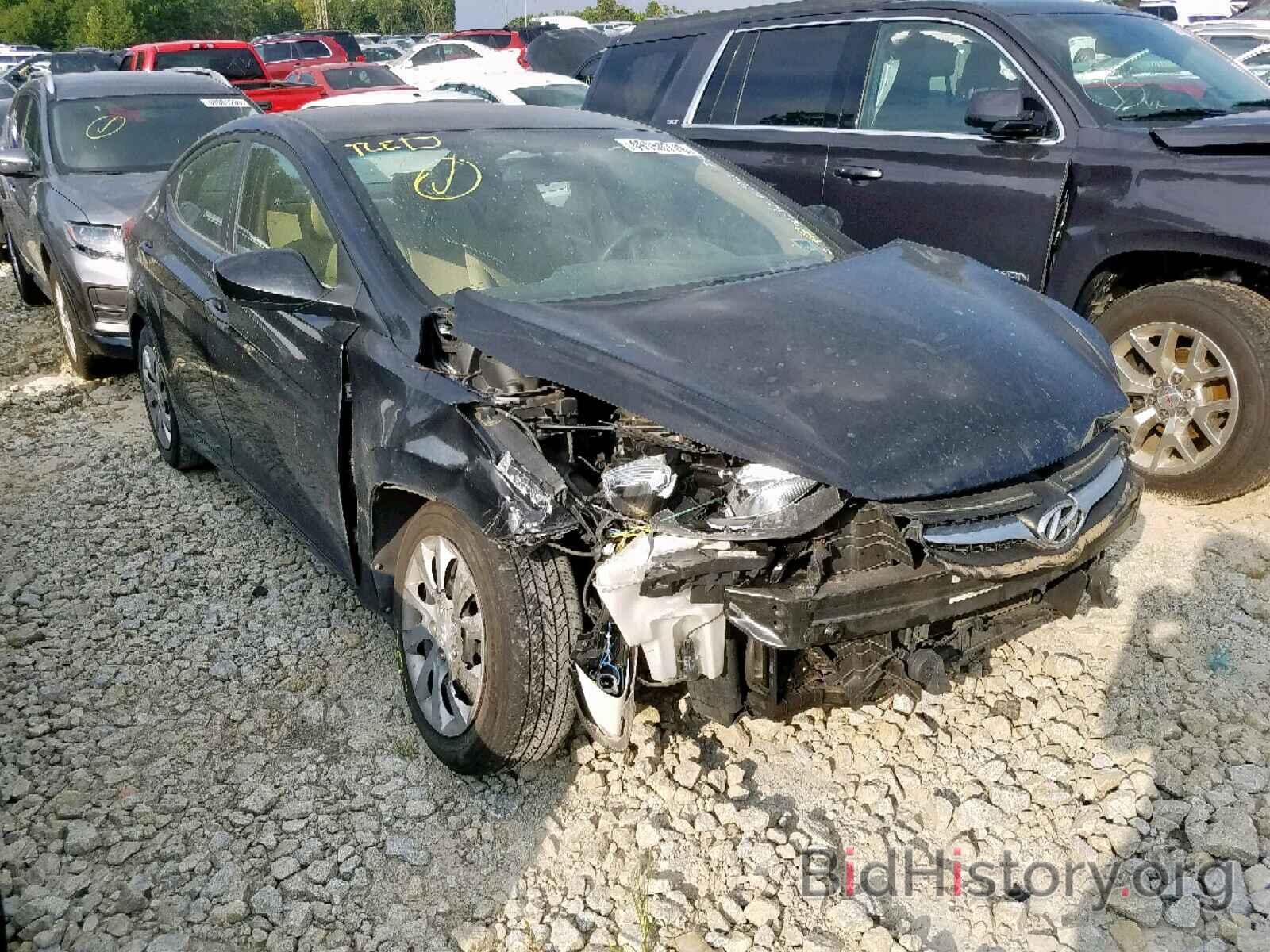 Фотография KMHDH4AE2CU253972 - HYUNDAI ELANTRA 2012