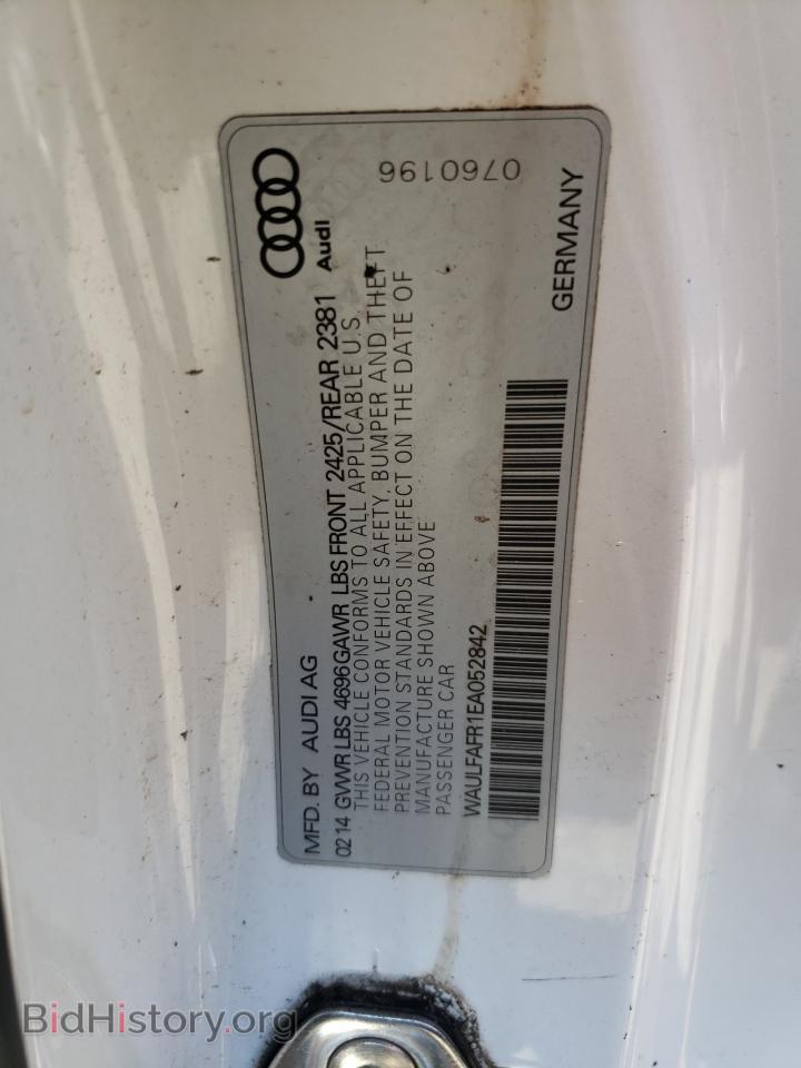 2014 AUDI A5 - VIN: WAULFAFR1EA052842 - Фото 10