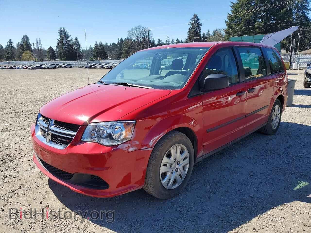 Фотография 2C4RDGBG3GR125914 - DODGE CARAVAN 2016