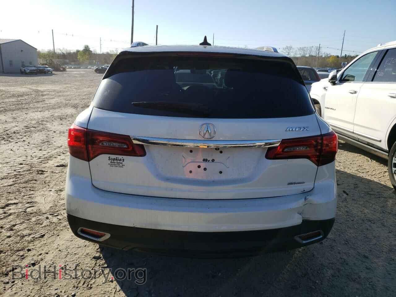 2016 ACURA MDX - VIN: 5FRYD4H43GB016998 - Фото 6