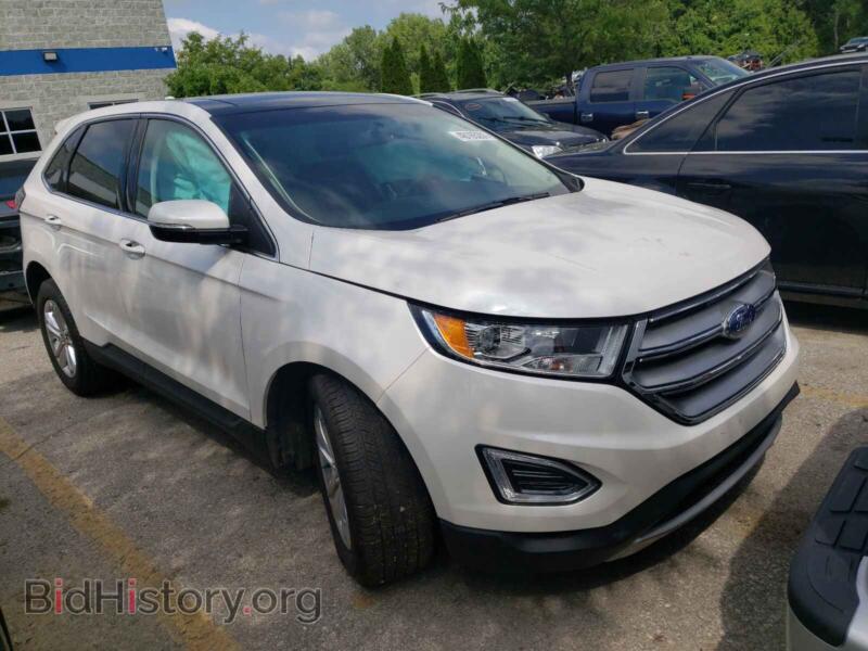 2016 Ford EDGE Edge SEL (VIN 2FMPK3J93GBB50132) — фото 1 из 10, Copart, повреждение: бок