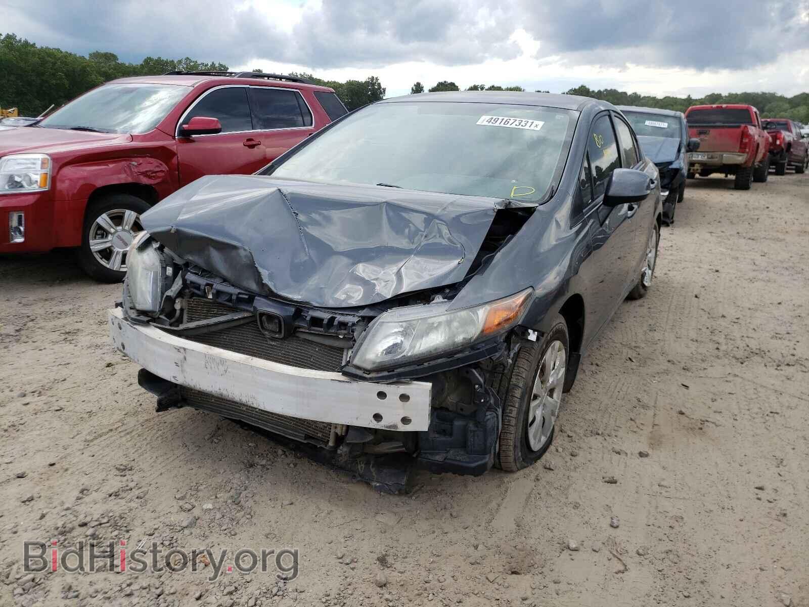 2012 HONDA CIVIC - VIN: 2HGFB2F55CH330785 - Фото 2