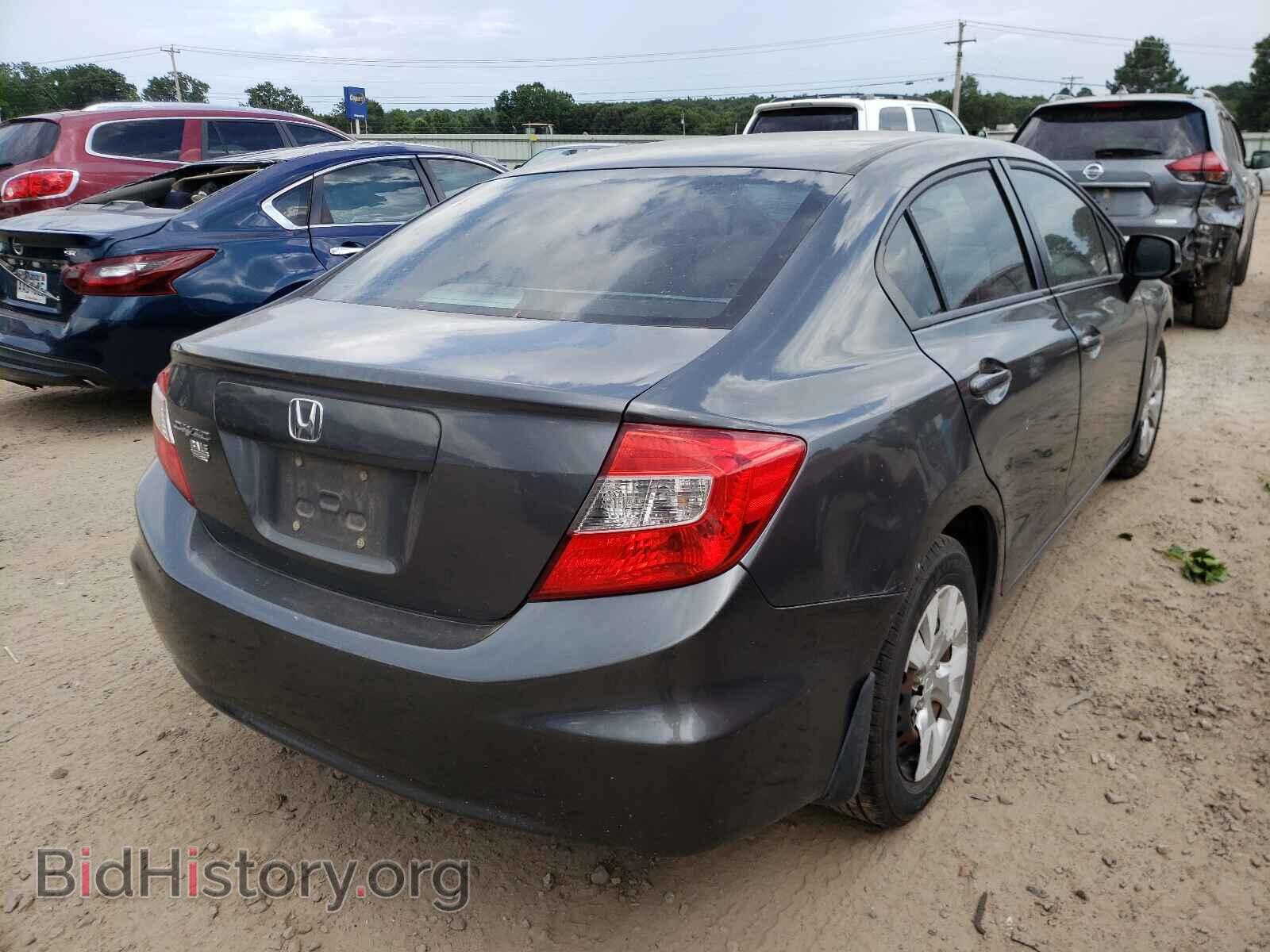 2012 HONDA CIVIC - VIN: 2HGFB2F55CH330785 - Фото 4