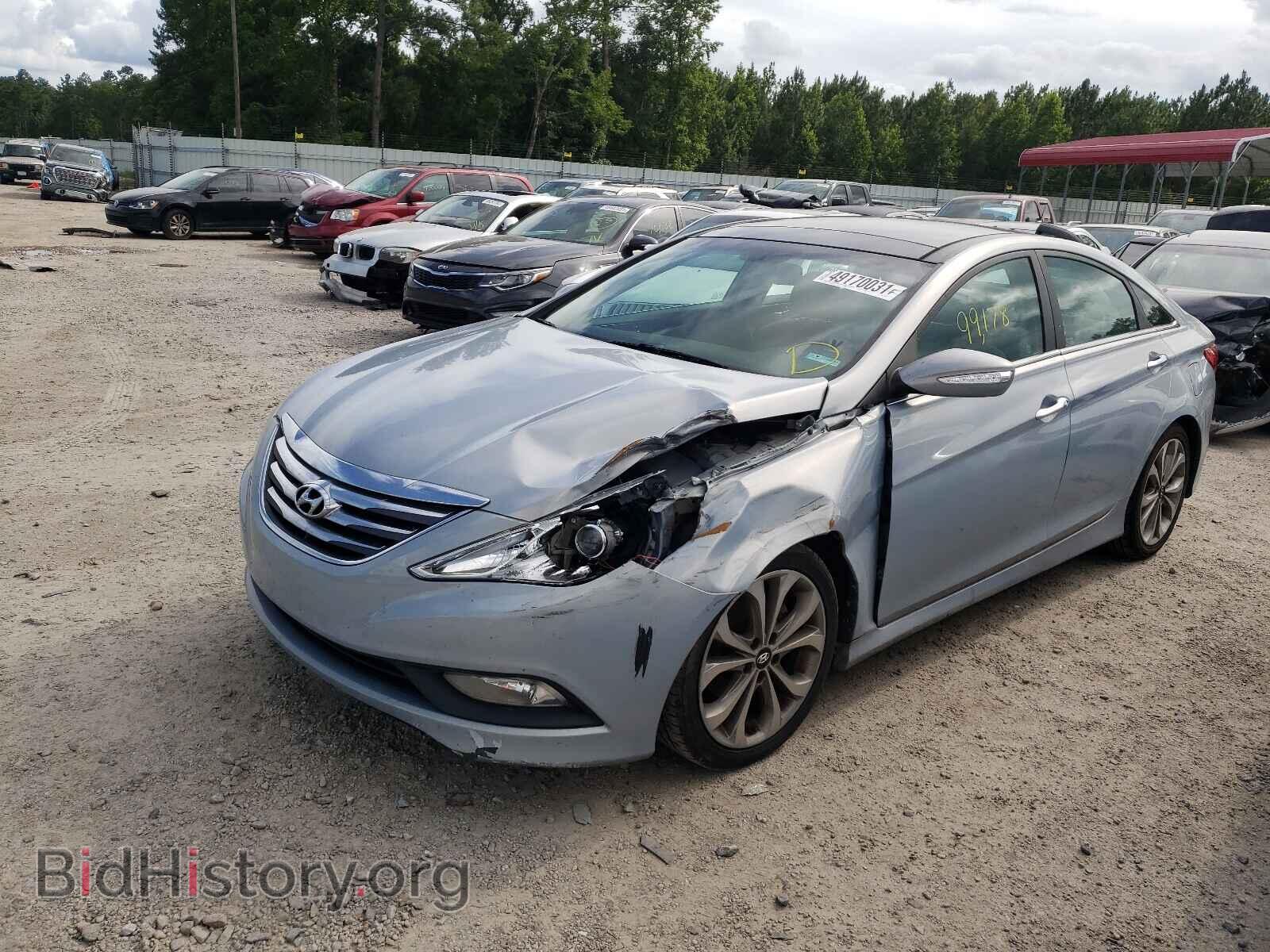 2014 HYUNDAI SONATA - VIN: 5NPEC4AB0EH902579 - Фото 2