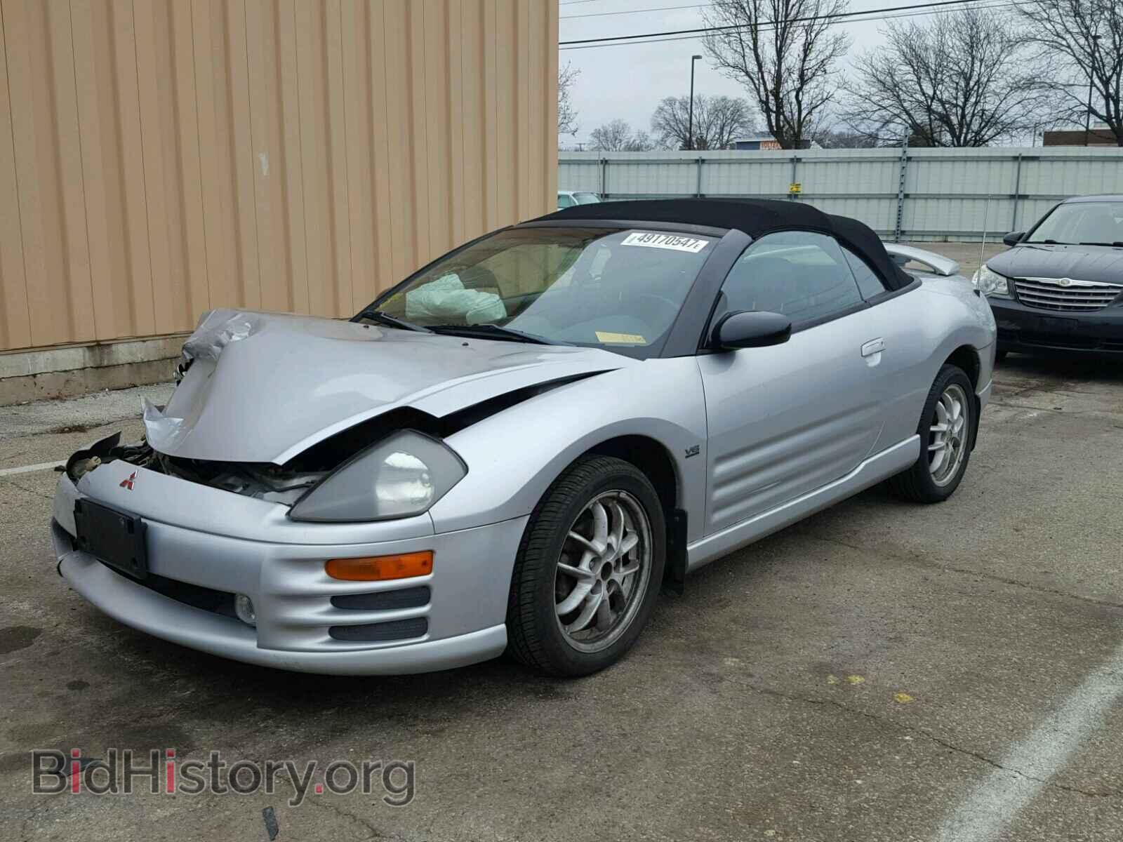 2001 MITSUBISHI ECLIPSE - VIN: 4A3AE85H71E161076 - Photo 2