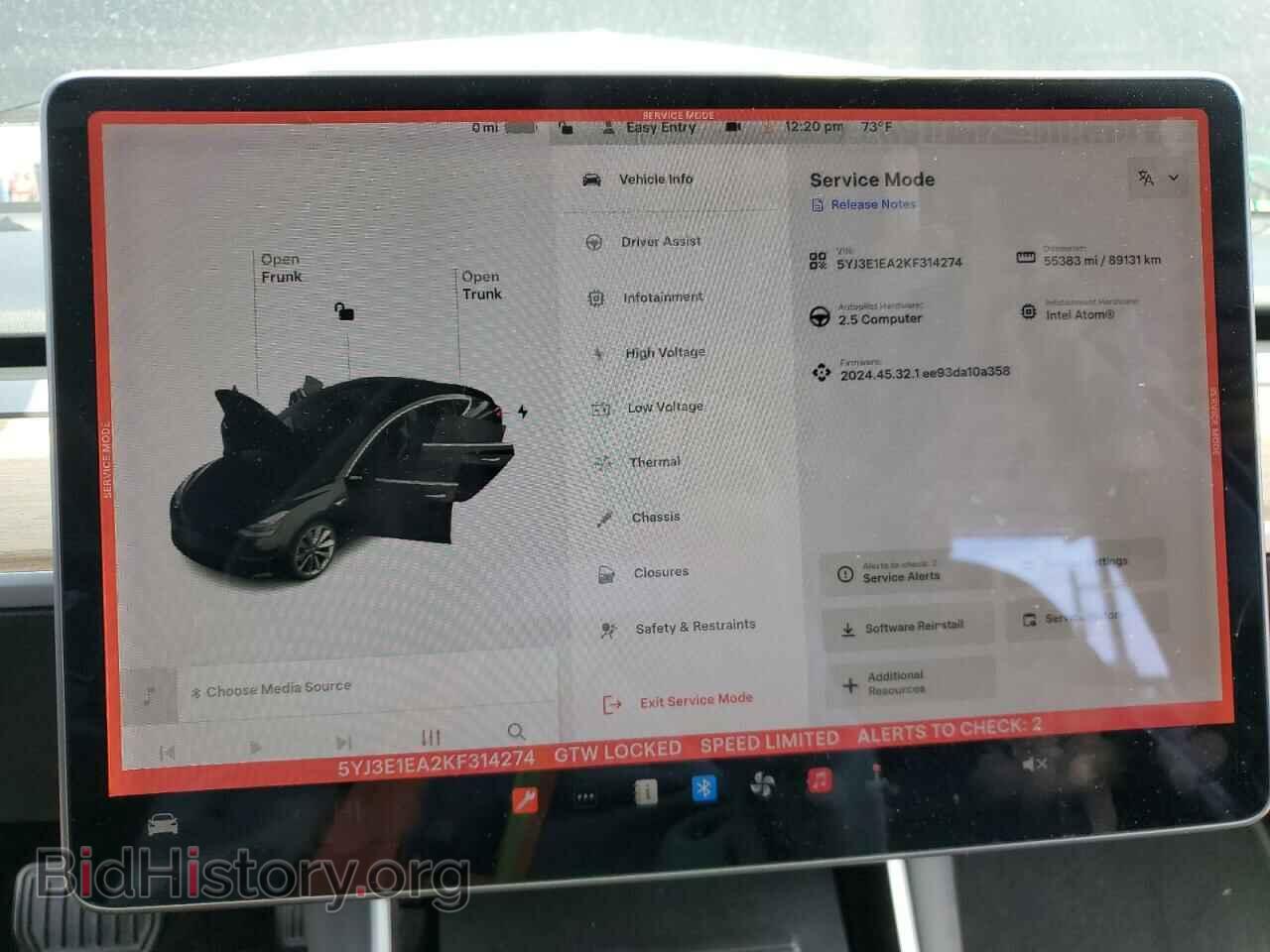 2019 TESLA MODEL 3 - VIN: 5YJ3E1EA2KF314274 - Фото 9
