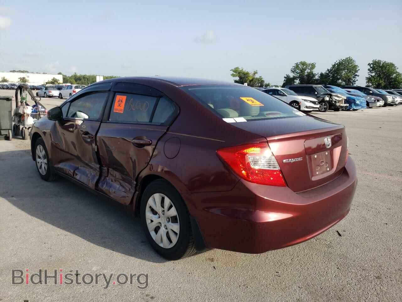2012 HONDA CIVIC - VIN: 19XFB2F56CE060685 - Фото 3