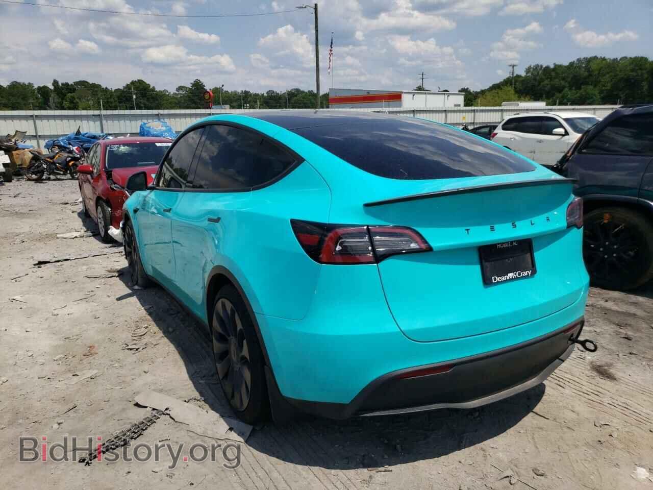 2021 TESLA MODEL Y - VIN: 5YJYGDEFXMF261663 - Photo 3