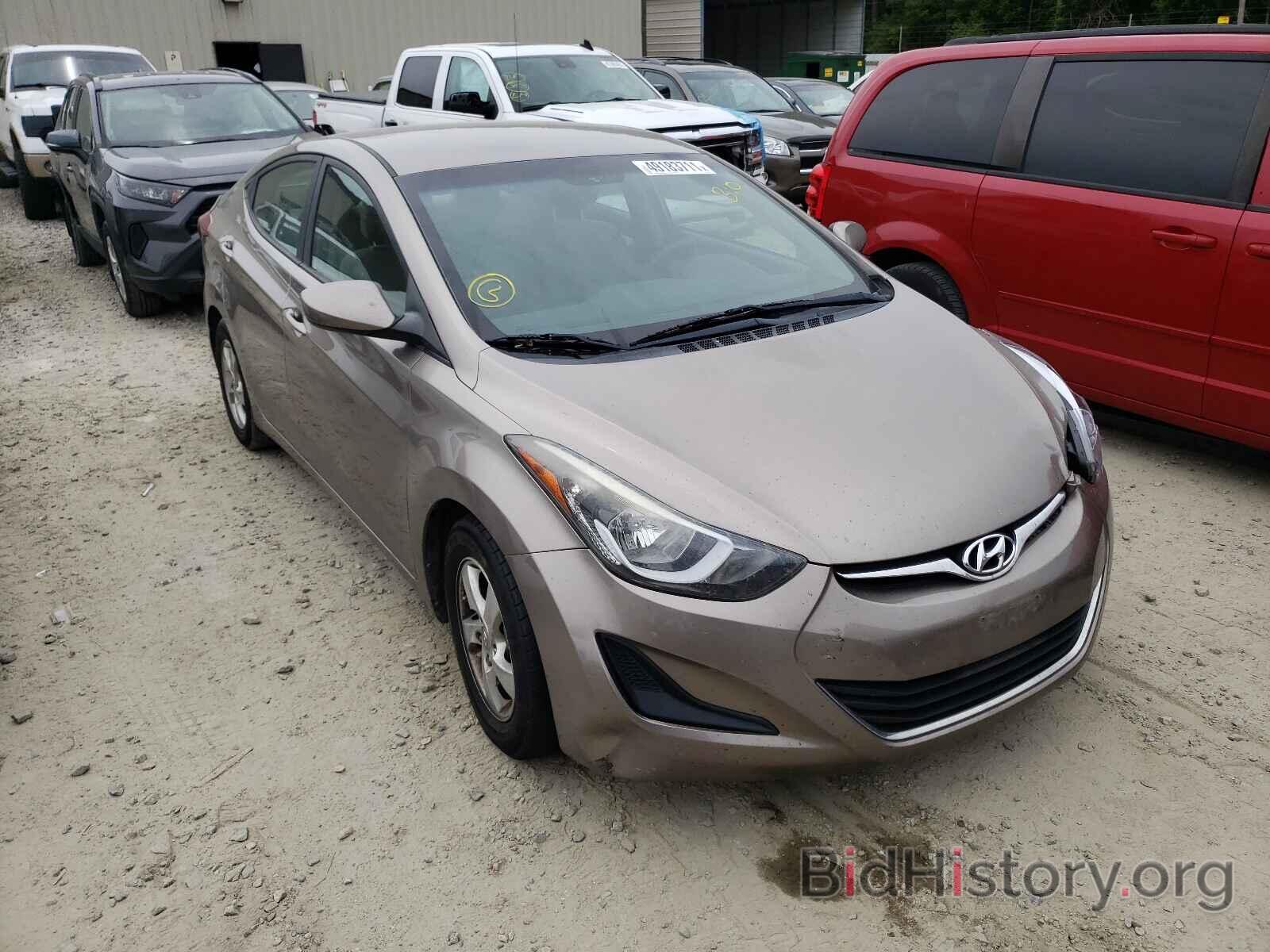 Photo 5NPDH4AEXEH518316 - HYUNDAI ELANTRA 2014