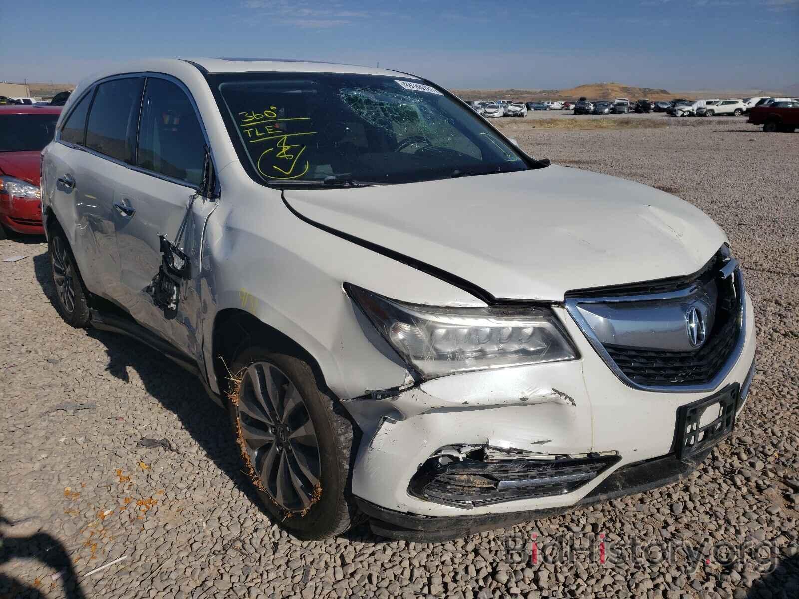 Photo 5FRYD4H46EB022744 - ACURA MDX 2014