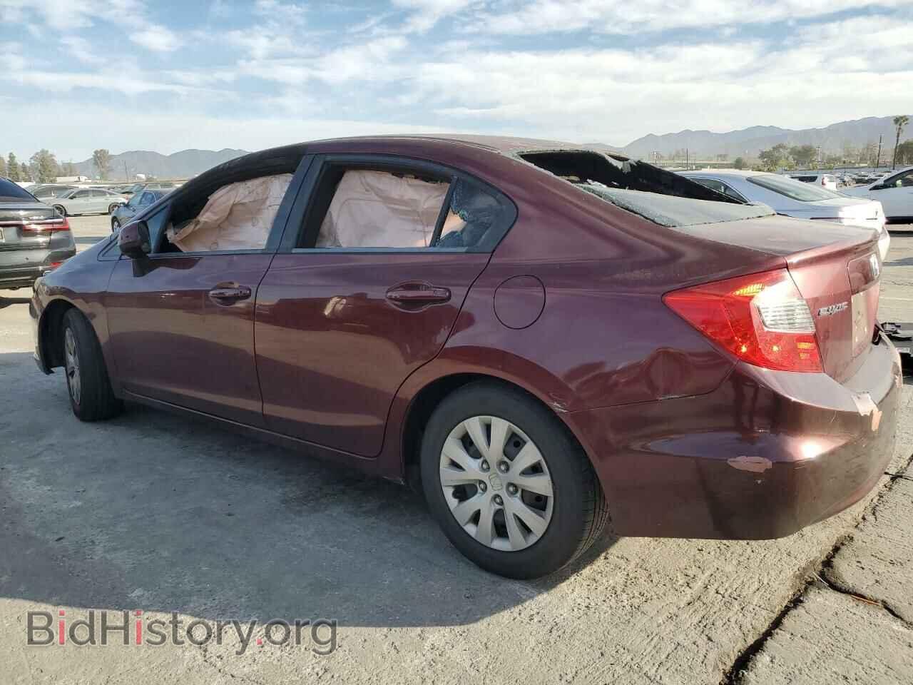 2012 HONDA CIVIC - VIN: 2HGFB2F57CH543737 - Фото 2