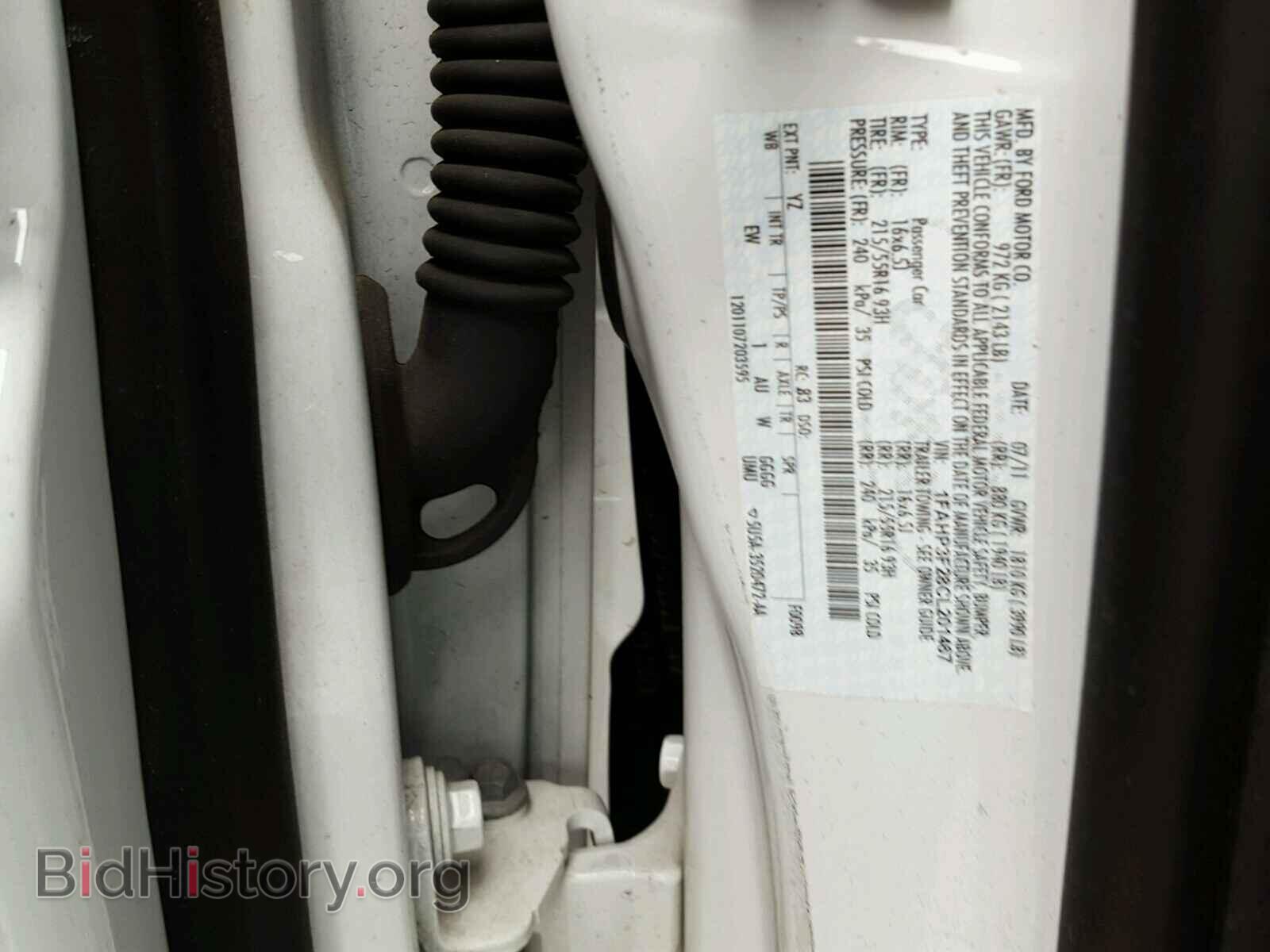 2012 FORD FOCUS - VIN: 1FAHP3F28CL201467 - Фото 10