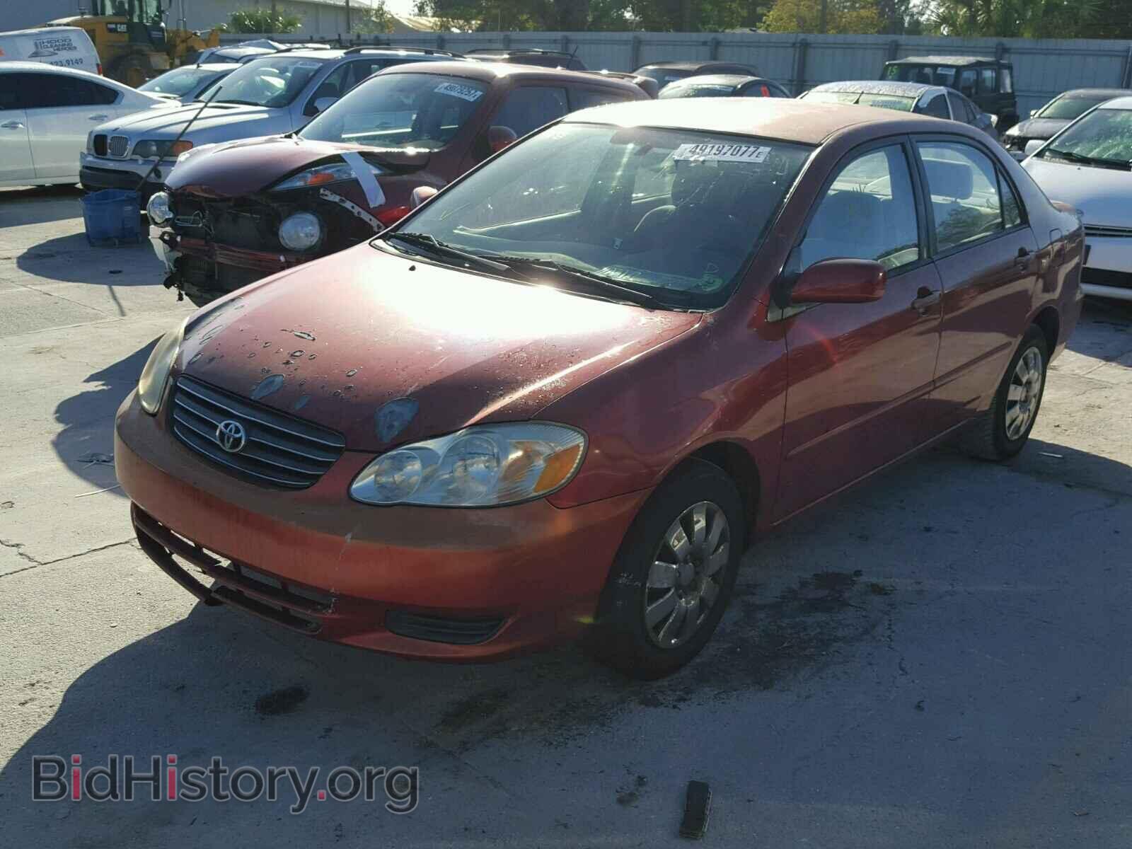 2003 TOYOTA COROLLA - VIN: 1NXBR32E73Z087185 - Фото 2