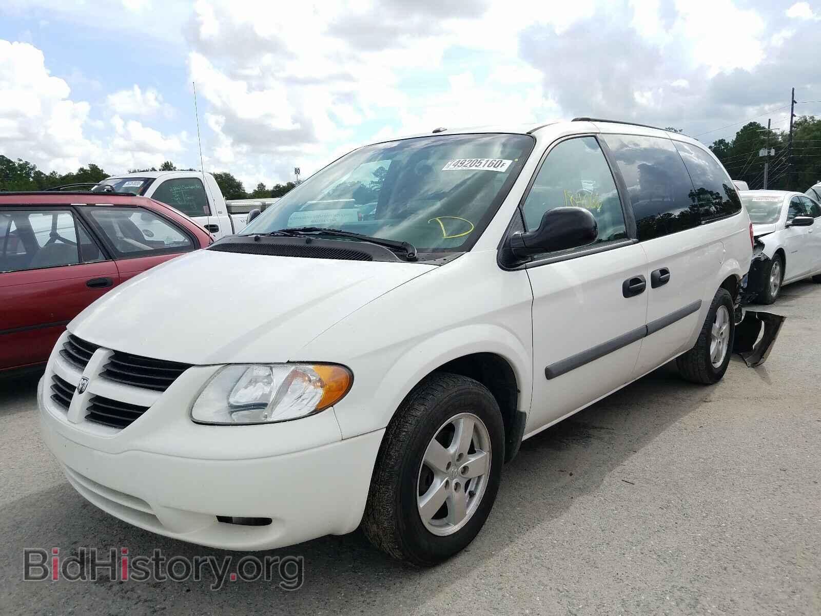 2007 DODGE CARAVAN - VIN: 1D4GP24R07B124348 - Фото 2