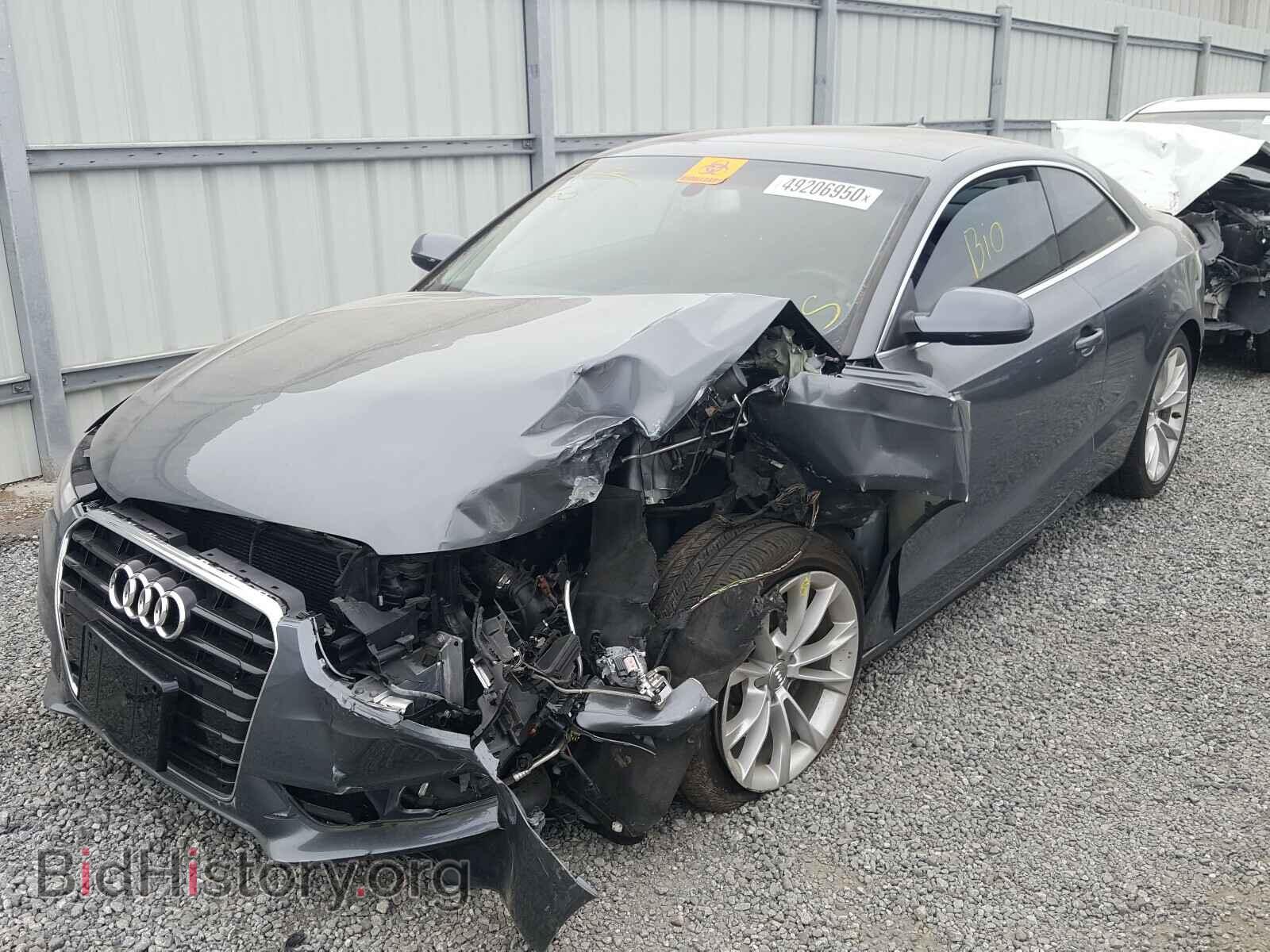 2013 AUDI A5 - VIN: WAULFAFR8DA017701 - Photo 2