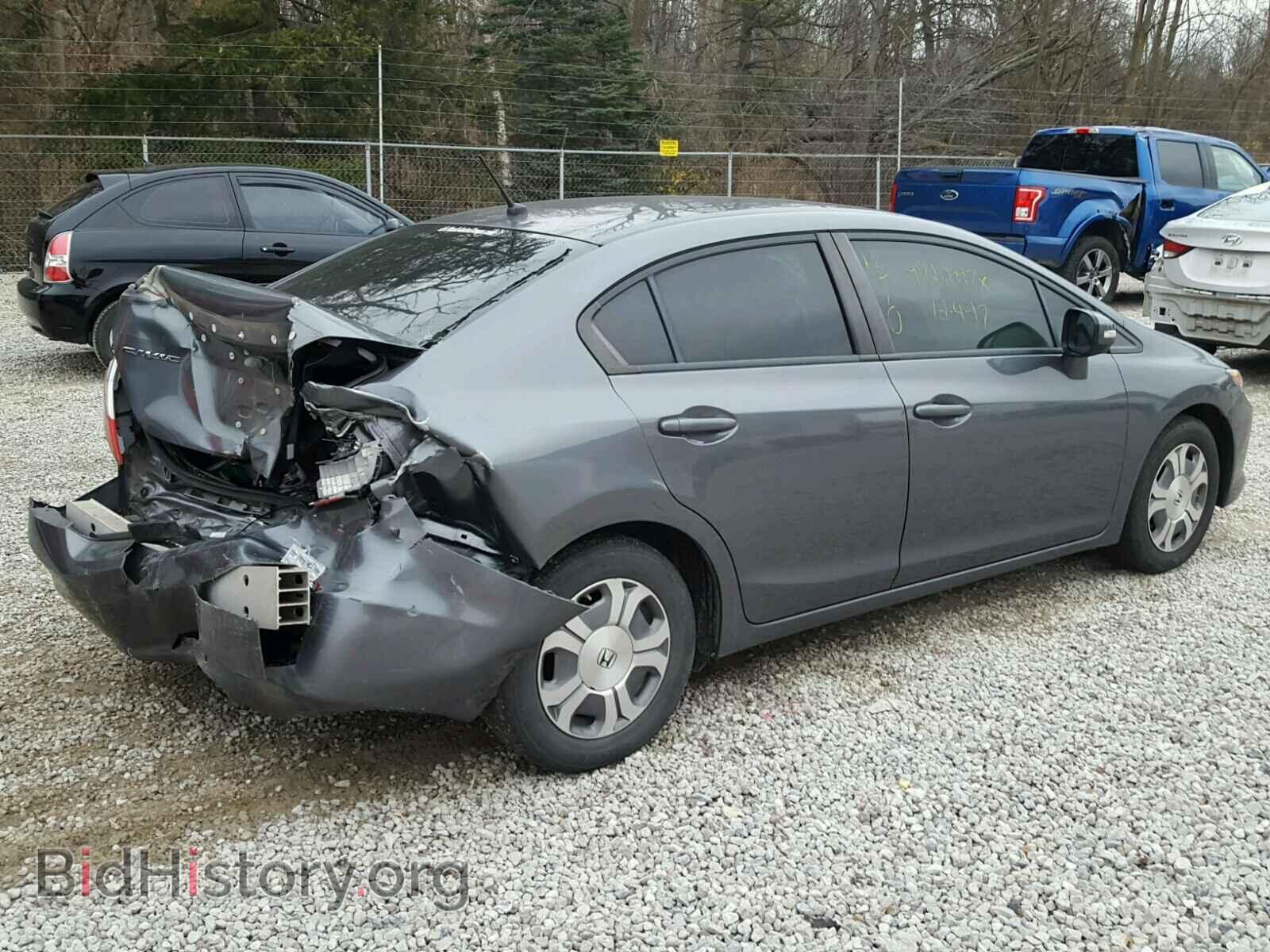 2012 HONDA CIVIC - VIN: JHMFB4F28CS006172 - Фото 4