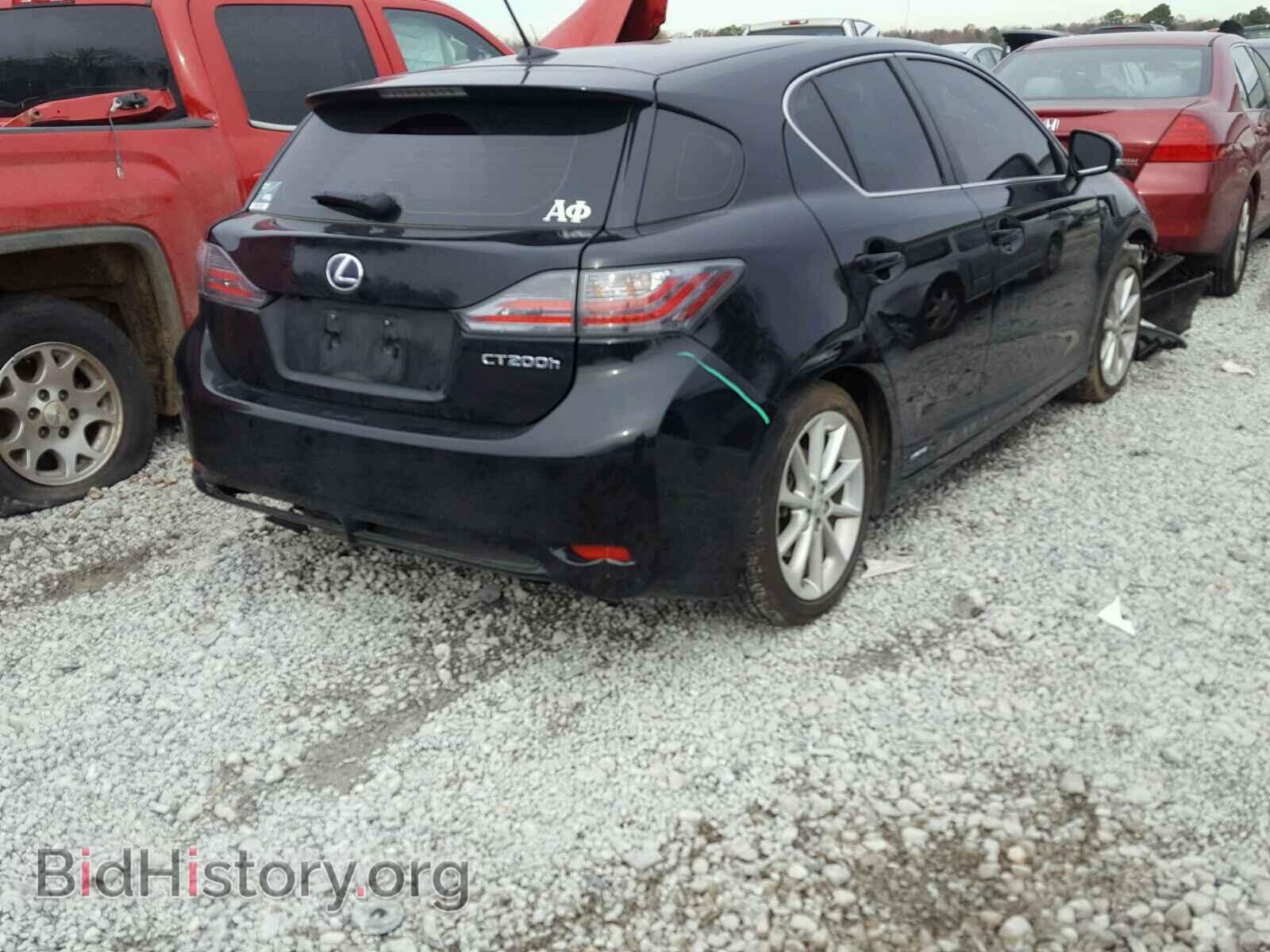 2012 LEXUS CT 200 - VIN: JTHKD5BH4C2054860 - Фото 4