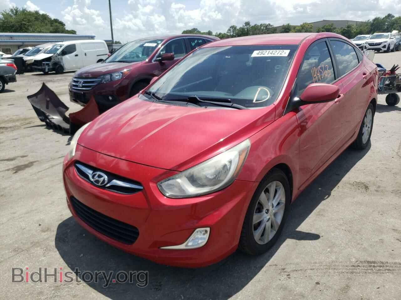 2013 HYUNDAI ACCENT - VIN: KMHCU4AE2DU373909 - Фото 2