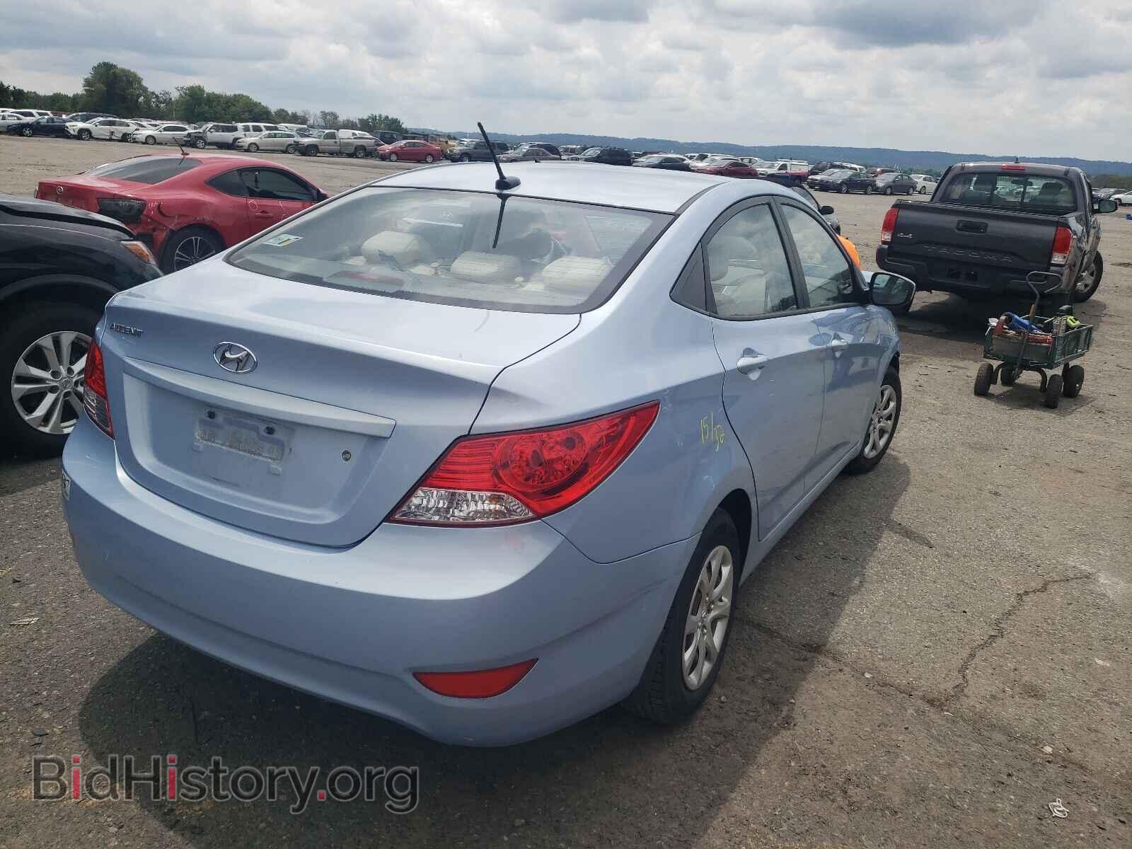2013 HYUNDAI ACCENT - VIN: KMHCT4AE4DU425740 - Фото 4