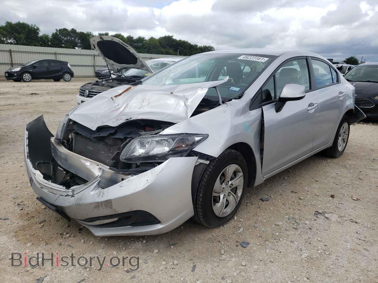 2013 HONDA CIVIC - VIN: 2HGFB2F5XDH555835 - Фото 2