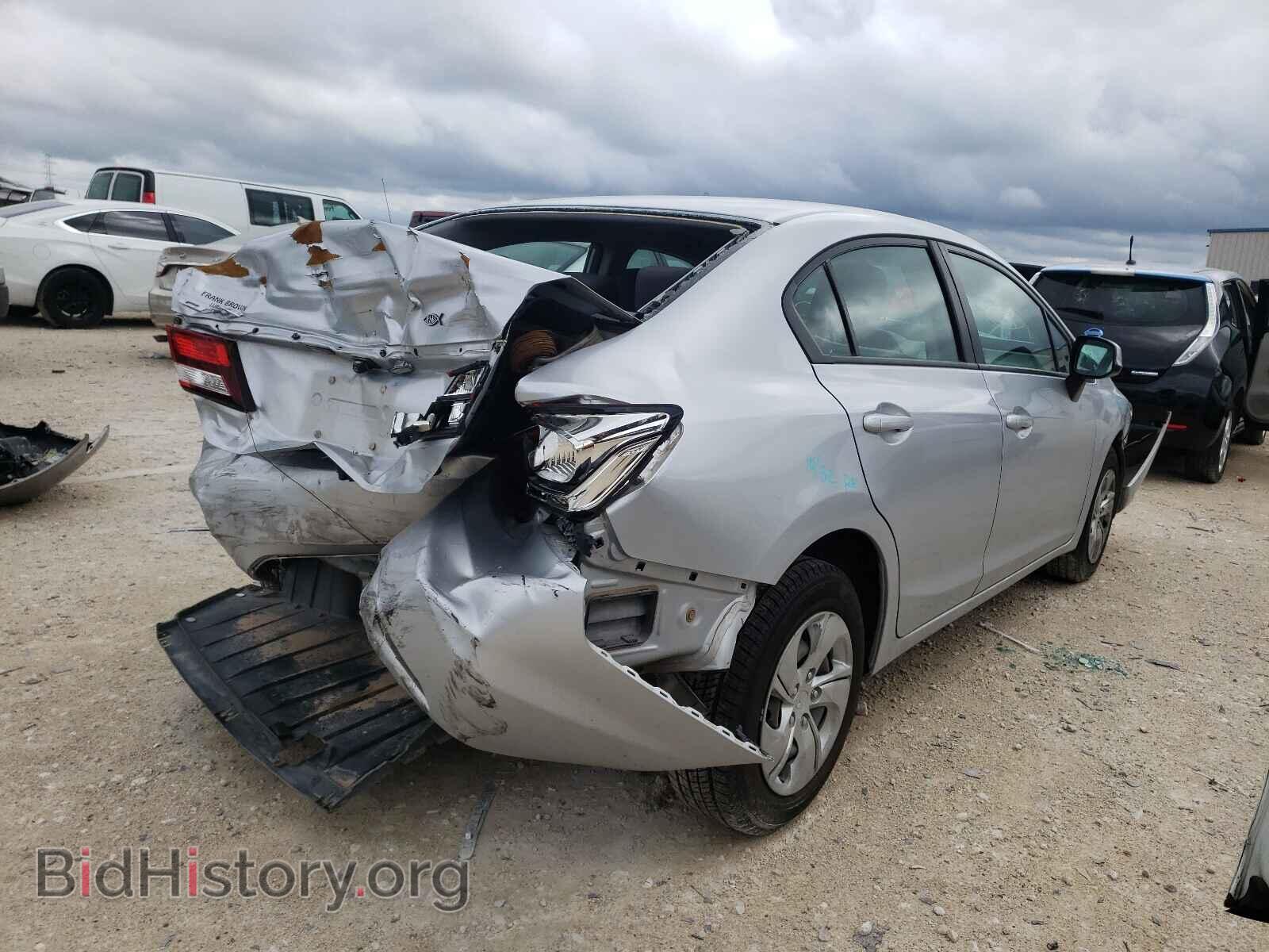 2013 HONDA CIVIC - VIN: 2HGFB2F5XDH555835 - Фото 4