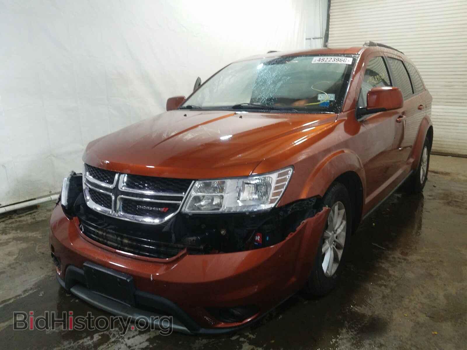 2014 DODGE JOURNEY - VIN: 3C4PDCBB7ET173804 - Фото 2