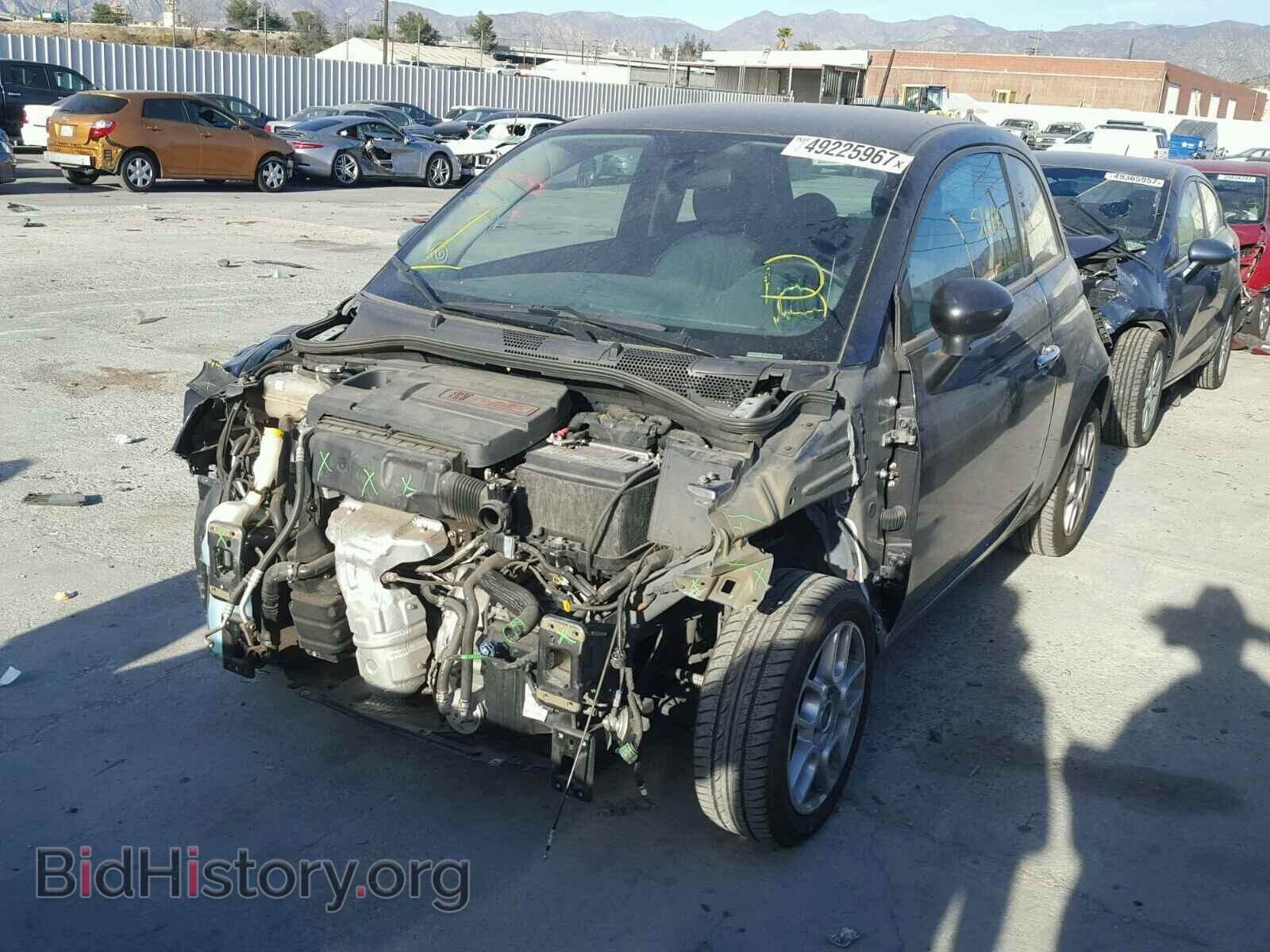2015 FIAT 500 - VIN: 3C3CFFAR4FT609829 - Photo 2