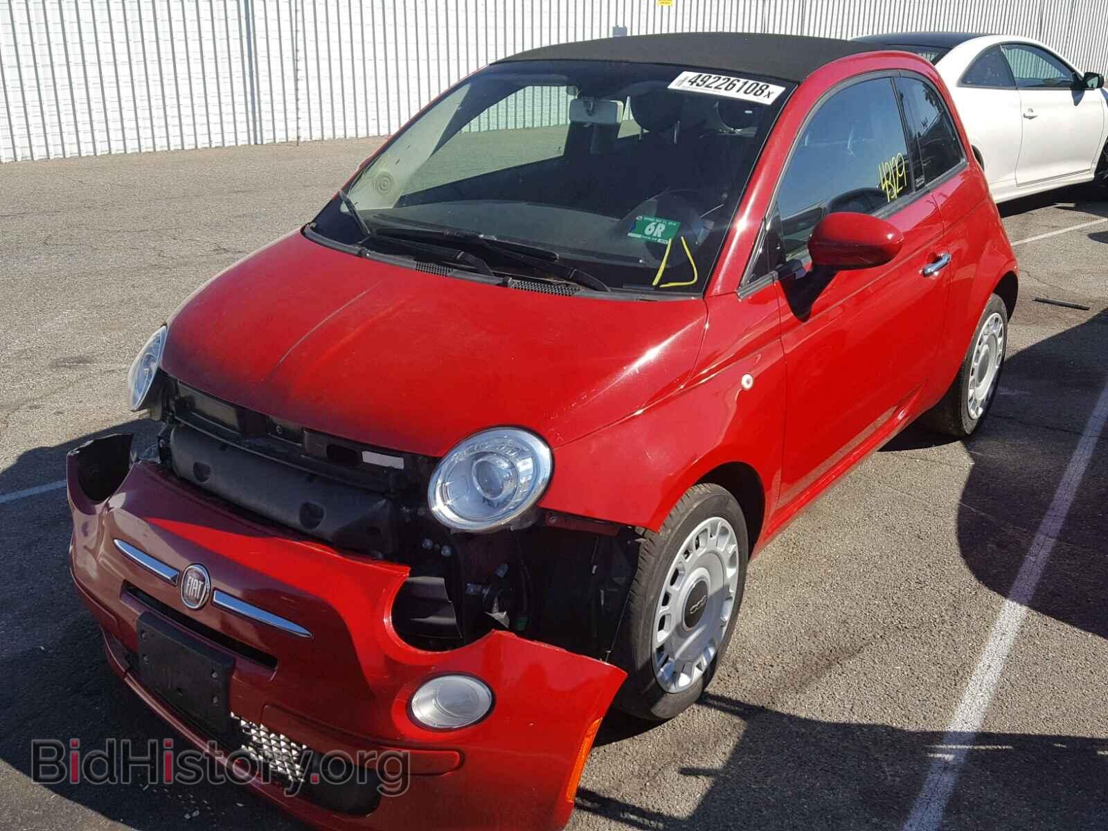 2012 FIAT 500 - VIN: 3C3CFFDR6CT237871 - Фото 2