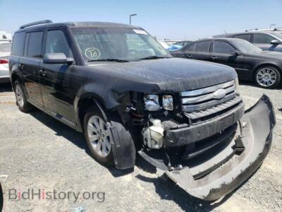 2012 Ford FLEX Flex SE, черный — VIN 2FMGK5BC9CBD17576, Copart