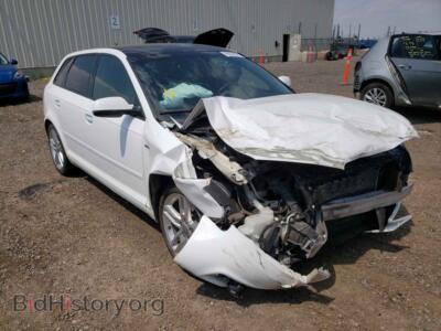 2012 Audi A3 A3 Premium, white — VIN WAUMFCFM2CA131857, Copart