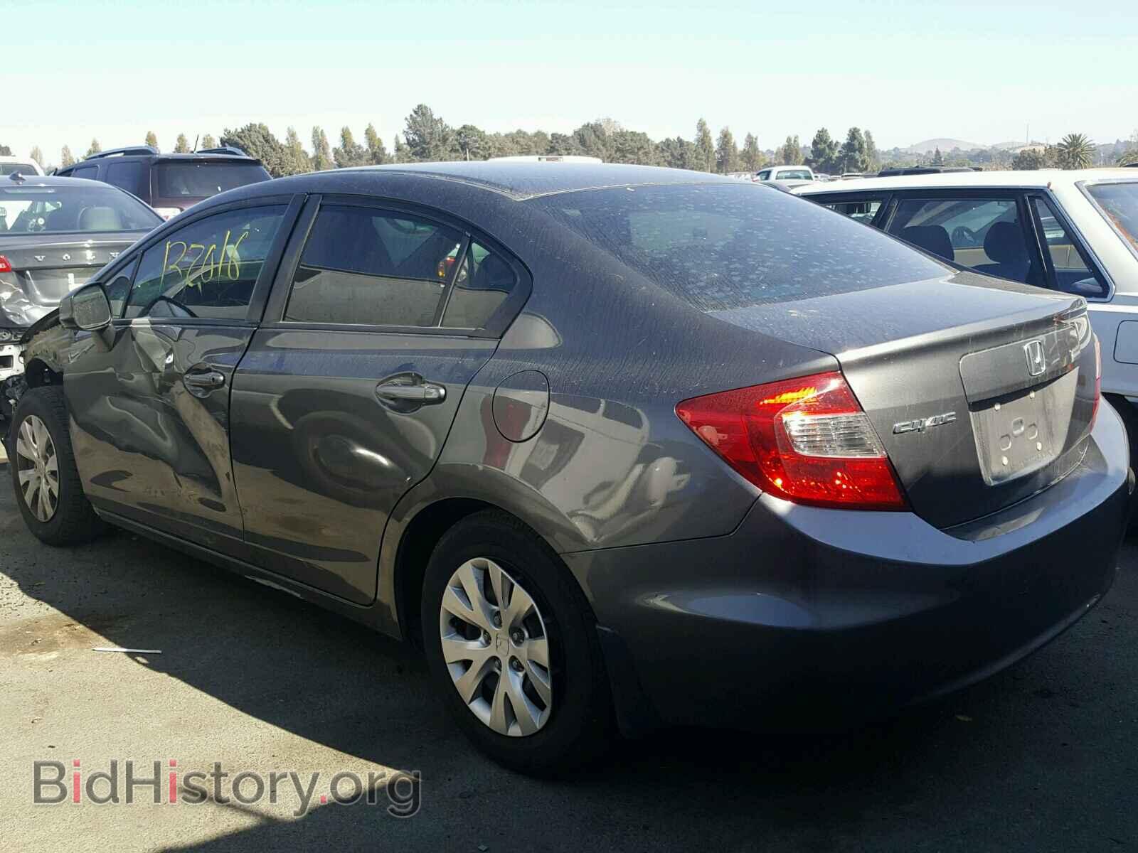 2012 HONDA CIVIC LX - VIN: 2HGFB2F5XCH593676 - Фото 3