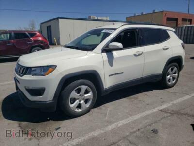 2020 Jeep COMPASS Latitude, white — VIN 3C4NJCBB7LT236705, Copart