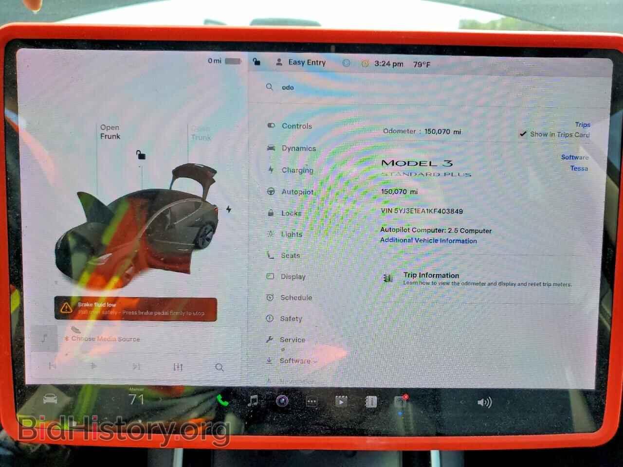2019 TESLA MODEL 3 - VIN: 5YJ3E1EA1KF403849 - Фото 9