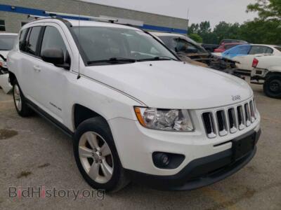 2012 Jeep COMPASS Compass SP, белый — VIN 1C4NJDBB0CD520446, Copart