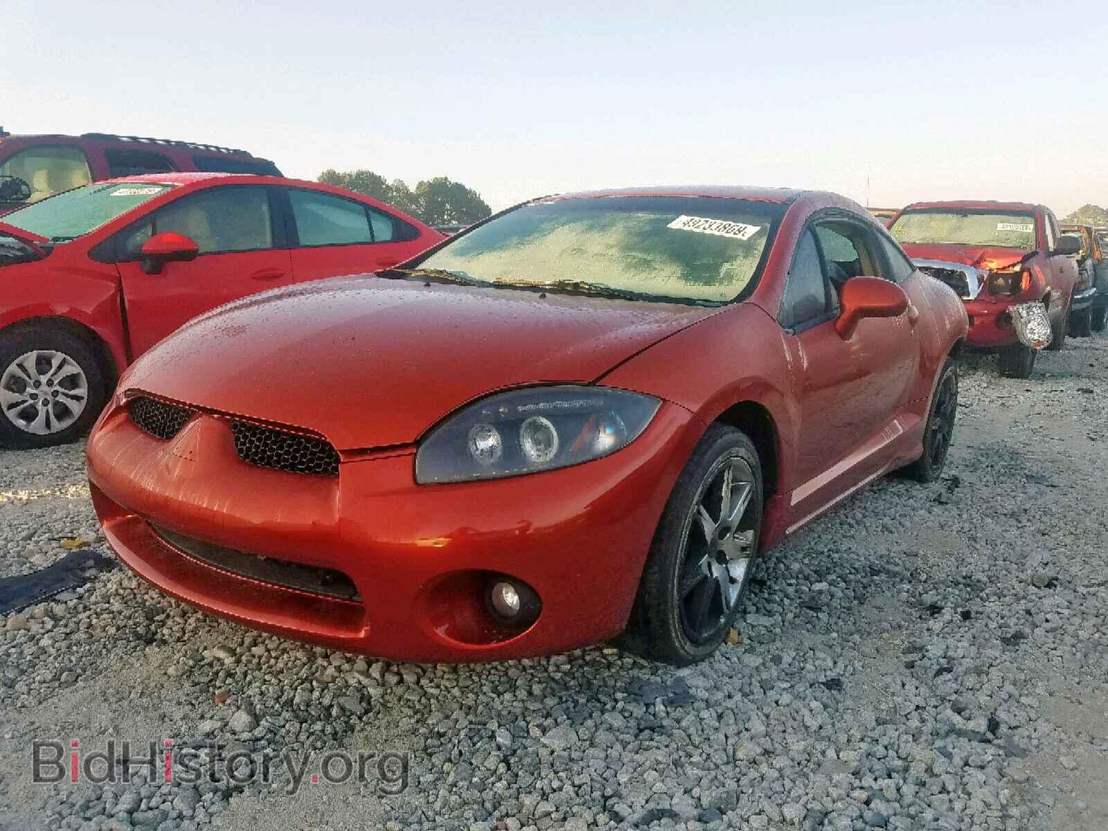 2006 MITSUBISHI ECLIPSE - VIN: 4A3AK44T46E056333 - Фото 2