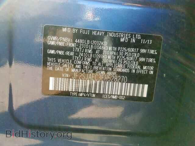 2014 SUBARU FORESTER - VIN: JF2SJAEC3EH528270 - Photo 10