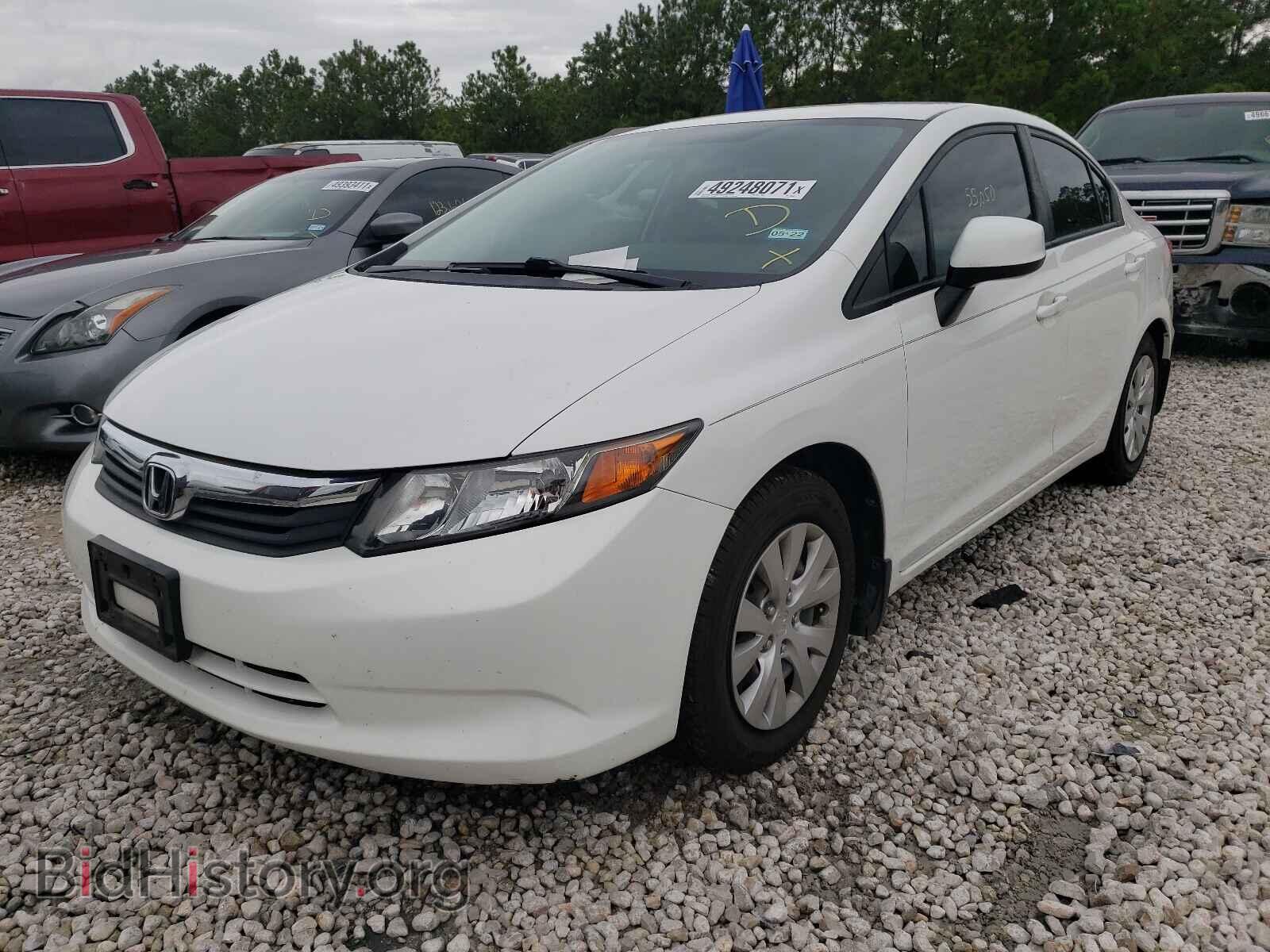 2012 HONDA CIVIC - VIN: 2HGFB2F59CH609902 - Фото 2