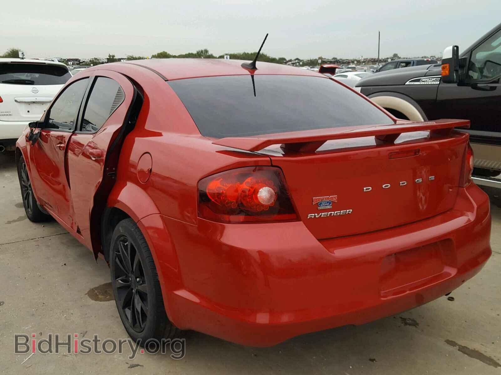 2014 DODGE AVENGER - VIN: 1C3CDZAB5EN140145 - Фото 3