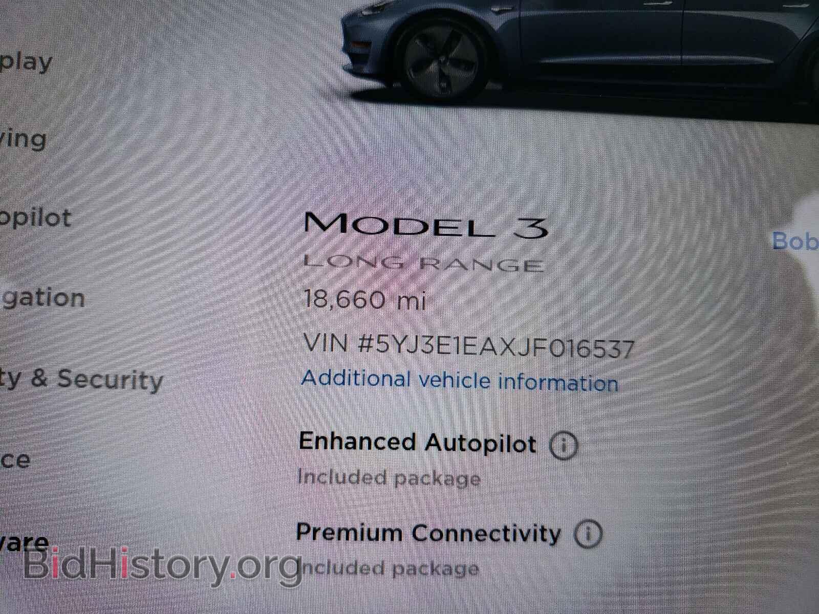 2018 TESLA MODEL 3 - VIN: 5YJ3E1EAXJF016537 - Фото 8